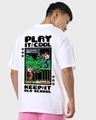 Shop Men's White Old School Graphic Printed Oversized T-shirt-Design