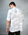 Shop Men's Grey & White Tie & Dye Oversized Shirt-Design