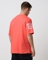 Shop Men's Red Graphic Printed Oversized T-shirt-Design