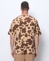 Shop Men's Brown All Over Printed Oversized T-shirt-Design