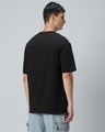 Shop Men's Black & Green Nost Graphic Printed Oversized T-shirt-Design