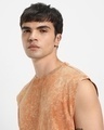 Shop Men's Orange Oversized Vest