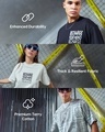 Shop Men's Grey Textured Oversized T-shirt