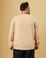 Shop Men's Brown Textured Oversized Plus Size T-shirt-Design