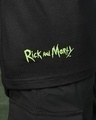 Shop Men's Black Pickle Rick Graphic Printed T-shirt