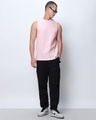 Shop Men's Pink Oversized Vest-Full
