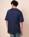 Shop Men's Blue Oversized T-shirt-Design