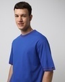 Shop Men's Blue Oversized T-shirt