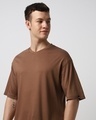 Shop Men's Brown Oversized T-shirt