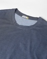 Shop Men's Blue Textured Oversized T-shirt