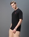 Shop Men's Black Rocky Graphic Printed Oversized T-shirt-Design