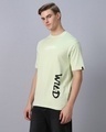 Shop Men's Green Wild Graphic Printed Oversized T-shirt-Design