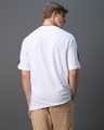 Shop Men's White Chaos Typography Oversized T-shirt-Design