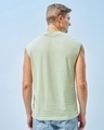Shop Men's Green Noor Graphic Printed Oversized Vest-Design