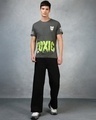 Shop Men's Toxic Grey Graphic Printed T-shirt-Full