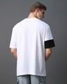Shop Men's White Conciousness Typography Super Loose Fit T-shirt-Design