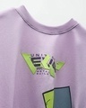 Shop Men's Purple EVA01 Graphic Printed Oversized T-shirt