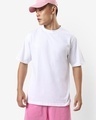 Shop Pack of 2 Men's Purple & White Oversized T-shirt-Design