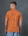 Shop Men's Orange All Over Printed T-shirt-Design