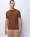 Shop Men's Brown T-shirt-Front