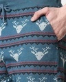 Shop Men Reindeer All Over Printed Atlantic Deep Shorts