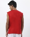 Shop Men's Red Typography Oversized Vest-Design