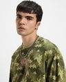 Shop Men's Green All Over Printed Oversized T-shirt