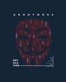 Shop Men's Anonymous Rebellion T-shirt-Full