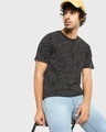 Shop Men's Black AOP T-shirt-Front