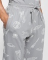 Shop Men's Grey All Over Printed Pyjamas