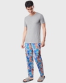 Shop Men's White All Over Bunny Printed Pyjamas-Full