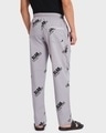 Shop Men's Grey All Over Blah Blah Printed  Pyjamas-Design