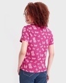 Shop Women's Pink All Over Printed Short Top-Design