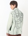 Shop Men's Green Graphic Printed Oversized Shirt-Design