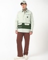 Shop Men's Green Graphic Printed Oversized Shirt-Full
