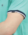 Shop Men's Aqua Green Polo T-shirt