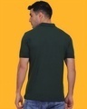 Shop Men's Army Green Fork You Printed Polo T-shirt-Design