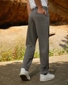Shop Men's Ash Grey Checked Relaxed Fit Pants-Design