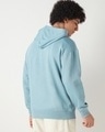 Shop Men's Ashley Blue Marvel Typography Oversized Hoodies-Full