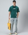 Shop Men's Aventurine Green Contestants Graphic Printed Oversized T-Shirt