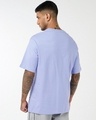 Shop Men's Baby Lavender Knight Challa Graphic Printed Oversized T-shirt-Full