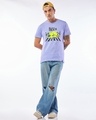Shop Men's Baby Lavender Sun of a Beach Graphic Printed T-shirt-Full