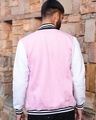 Shop Men's Baby Pink NY Printed Jacket-Full