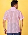 Shop Men's Baby Pink Textured Relaxed Fit Shirt-Design