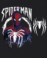 Shop Men's Balck Ultimate Spider Graphic Printed Oversized T-shirt