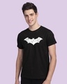 Shop Men's Batman Glow In Dark T-shirt-Front