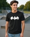 Shop Men's Batman Glow In Dark T-shirt-Front