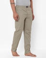 Shop Men's Beige All Over Printed Cotton Lounge Pants-Full