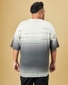 Shop Men's Beige & Grey Batman Ombre Oversized Plus Size T-shirt-Design
