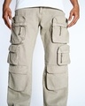 Shop Men's Beige Cargo Pants-Full